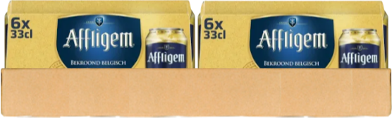 Affligem Blond Tray met 24 blikjes van 33cl